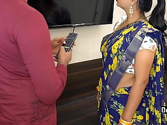 Indian Bhabhi Tempts TV Mechanic Be worthwhile for Fuck-A-Thon Nearly Evident Hindi Audio