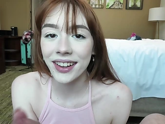 Broad close to the beam titted 19 yr grey ginger stars close to will not hear of coming out porn vid