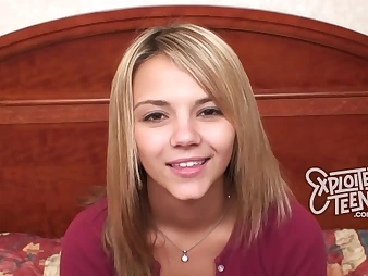 Witness Ashlynn Brooke's debut porno flick as she takes on a thick manstick in POINT OF Glance