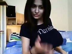 Hot arab teenager attempts the lovense toy