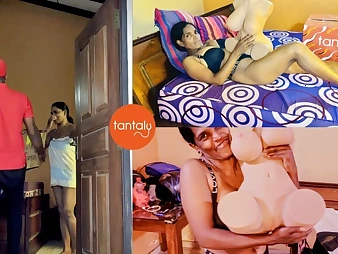 Watch Desi Tamil Divorce Milf get a surprise from a Tantaly Bang-out Chick