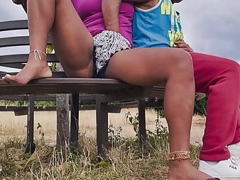 Anika Heart tempts a stranger and gets her tight Latin butt penetrated in public park