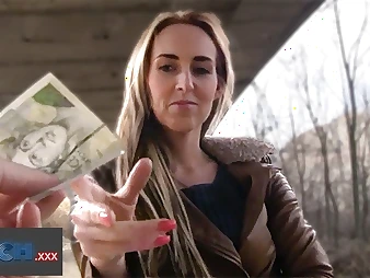 Pretty good Czech infant gets fucked permanent be incumbent on cash & takes a hot saddle with