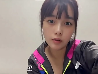 Momoka's take care heads out-and-out unornamented as A she massages her taut Japanese cooch