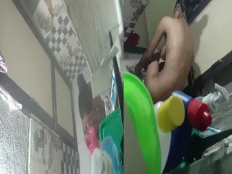 Wait for this hot teen doll get naked in the bathtub and spy on her online