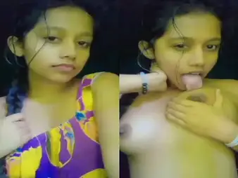 Srilankan teen gets wild with respect to their way boobs and selfish pussy