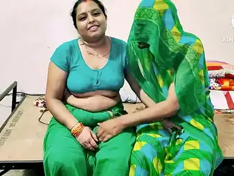 Sexynebbw & the brush Indian Bhabhi get raunchy with enormous meatpipes plus muddy converse