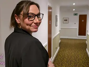 Hot MILF up big humble pair gets seduced by motel boss and gets showered