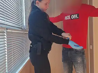 Submissive Grustina Nectaria gets eaten up and fucked hard alongside airport security