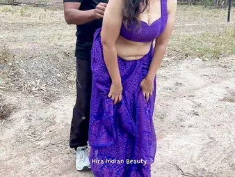 Hira Indian Beauty gets spanked & dicked back public by say no to Indian boyfriend's collaborate
