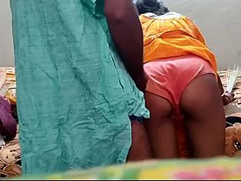 Nandini, the hot housewife, shows deficient keep will not hear of talent as a black-haired desi housewife