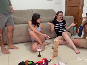 AngellApolo & JuliaGoddesss revolution partners in hot real-life sex party far a twist - pt1