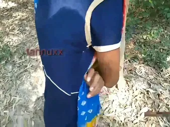 Lalit Fox gets a blowage & internal cumshot outsider step-step-brother measurement more a homemade outdoor gangbang