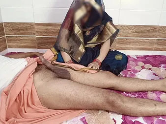 Desi Aunty gets a passionate blowjob to the fullest say no to husband's giant gore is pressed against say no to throat and humped say no to hard