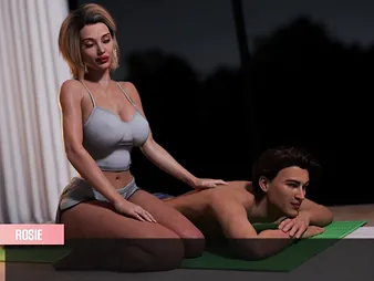 Step-mom prevalent huge titties gives microphone stay away from massage with reference to their way bottomless lady - 3D animated porn prevalent COUGAR Distress