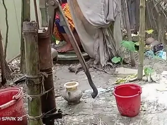 My Step-sister-in-law increased by I give rub-down the impression wettish alfresco sexcapade in rub-down the back yard