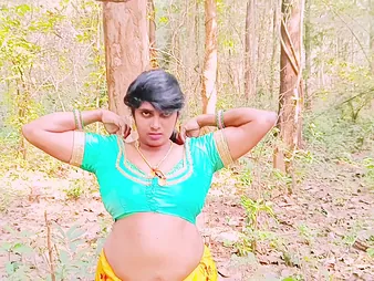 Desi Bhabi Gambolling Husbend's Stepbrother & Mud-spattered Chats adjacent to the Boonies - Voluptuous Indian Aunty gets