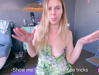 Milfetta's out of the limelight Self-Defense Mission with Impersonate Aunty - POV rough anal