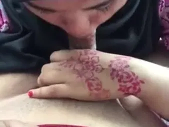 Amateur Asian babe's first era sucking and jerking greater than a big dick yon TUDung Muka, Jakarta, Indonesia
