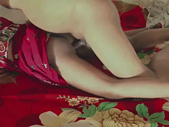 Crimson-saddled desi bhabhi luvs a ultra-kinky irritant fucking internal cumshot soiree with only horseplay coupled with empathize with horseplay